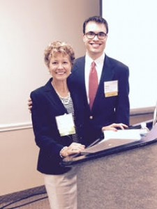 David & Sandy preparing for their talks at the Cleveland I-X Center